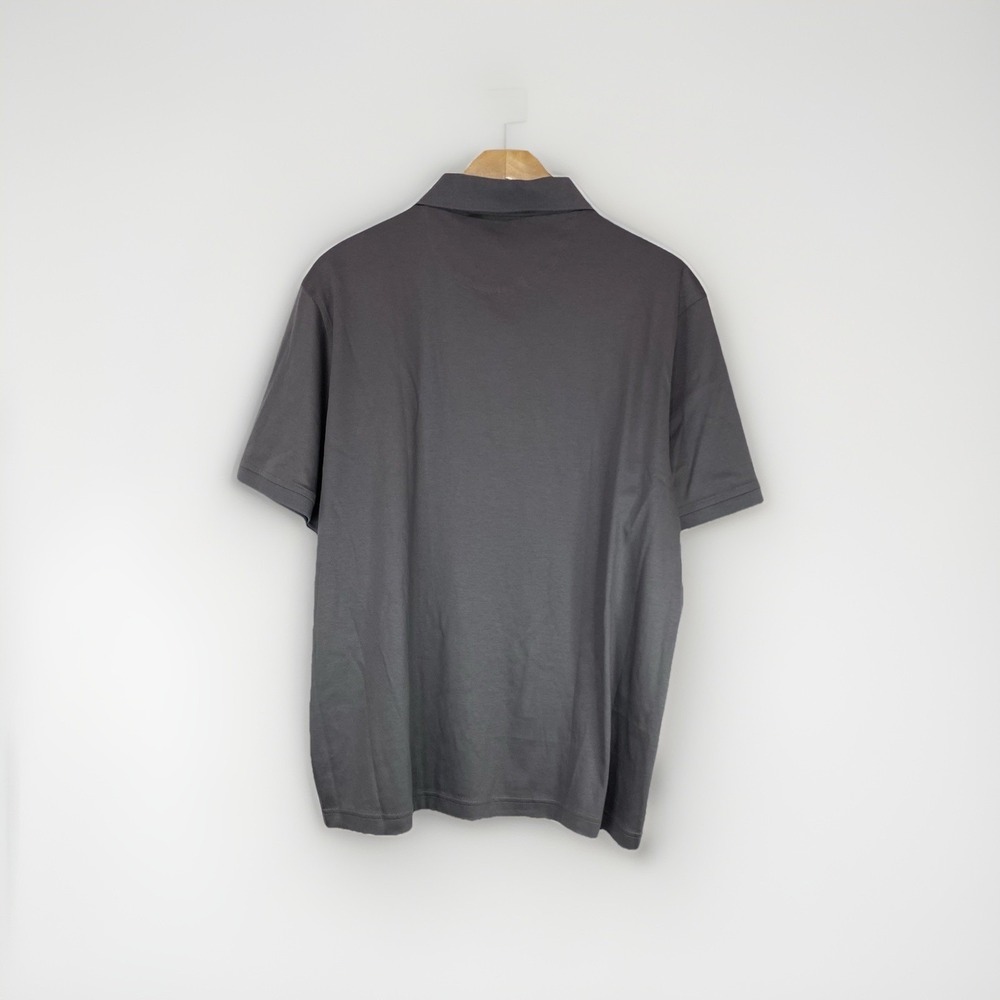 UNTUCKit Shirt Mens XL Damaschino Medallion Polo Golf Gray Performance - Picture 3 of 9